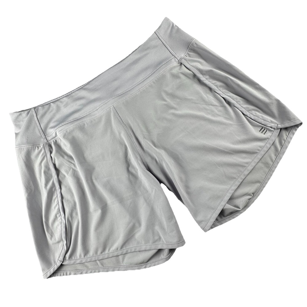 Free Fly Active Breeze Running Short Mens L 6" Inseam Lined Purple Fishing Gym